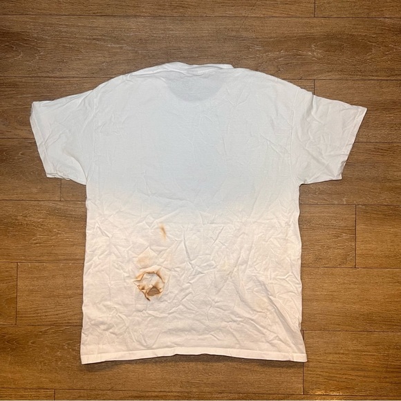 White Graphic T-Shirt with Colorful Characters - Picture 4 of 4